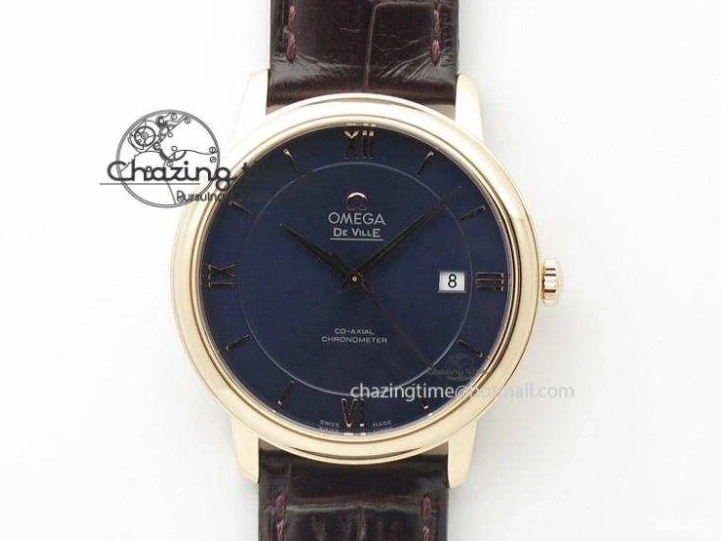 0506 FlexibleFit De Ville SS TWF 1:1 Best Edition Gray Dial Blue Markers on SS Bracelet MIYOTA 7843